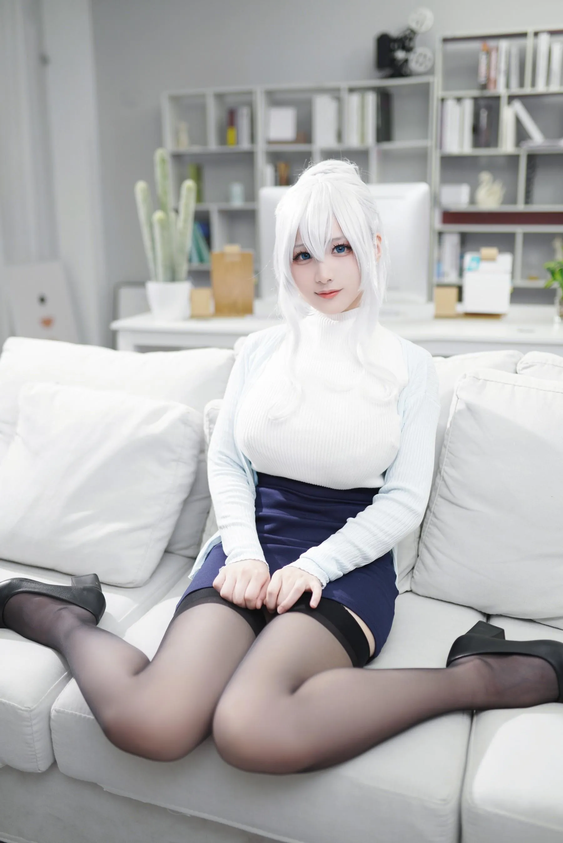 幼愛youmeko – NO.06 未亡人雪女cos [71P]插图3